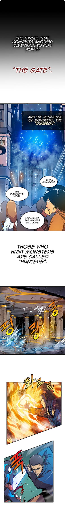 Page 1 Solo Leveling, Chapter 0
